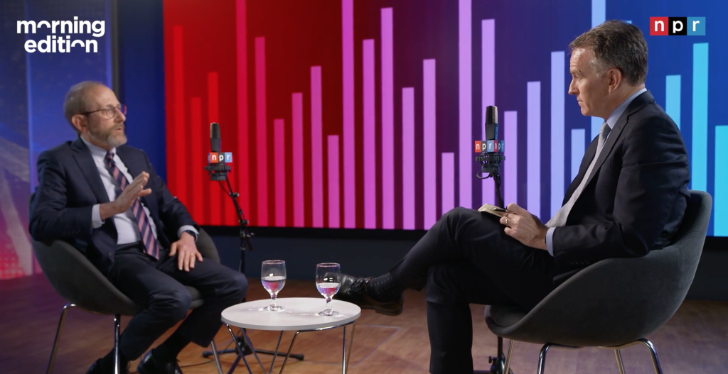 President Garber speaks with Steve Inskeep from NPR.