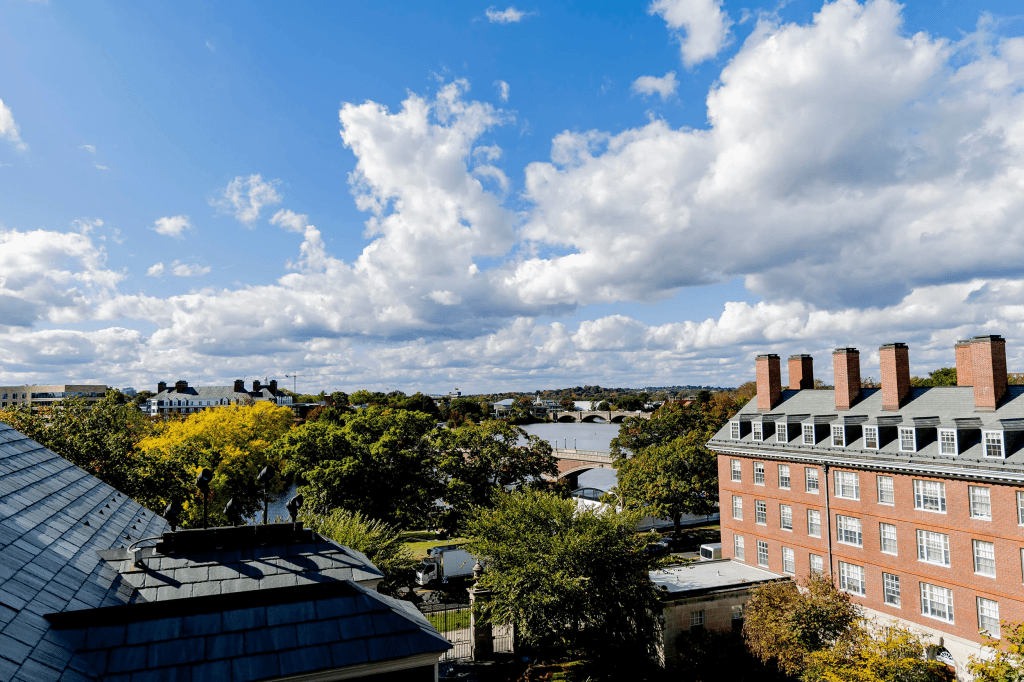 Harvard campus seen from above
