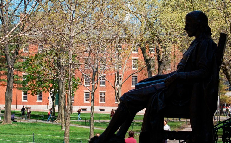 The John Harvard Statue