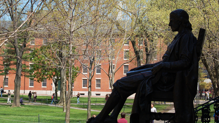 The John Harvard Statue