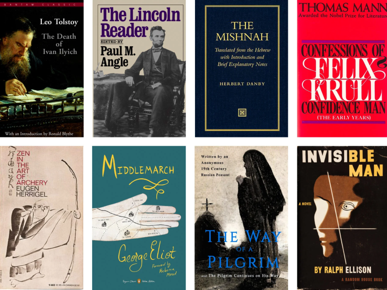 A collage of book covers