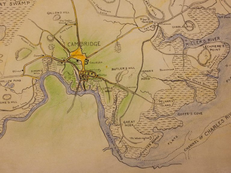 An old map of cambridge
