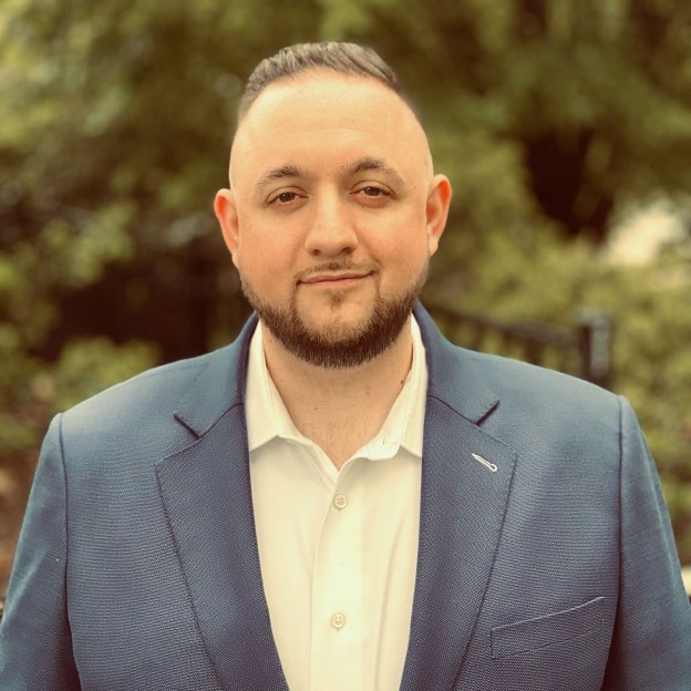 Travis Berent in a suit