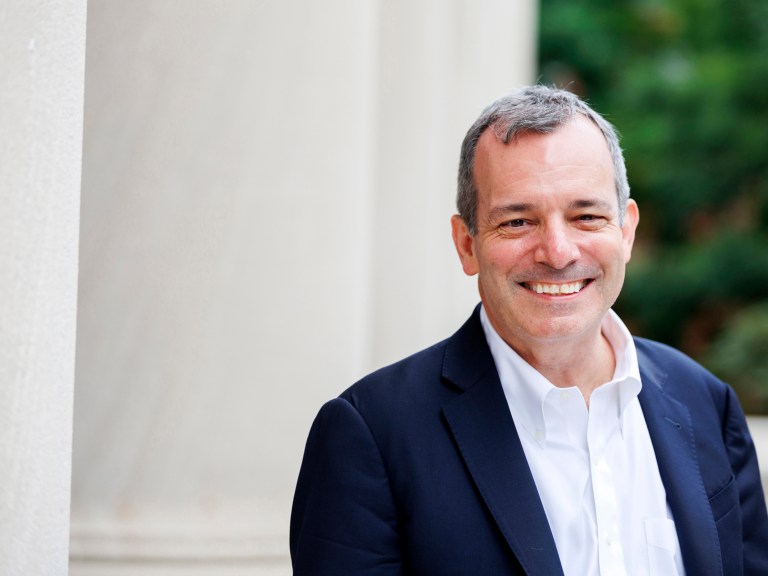 John Manning standing outside