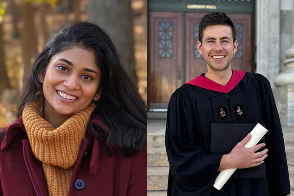 Aashna Shah and Alex Boyle