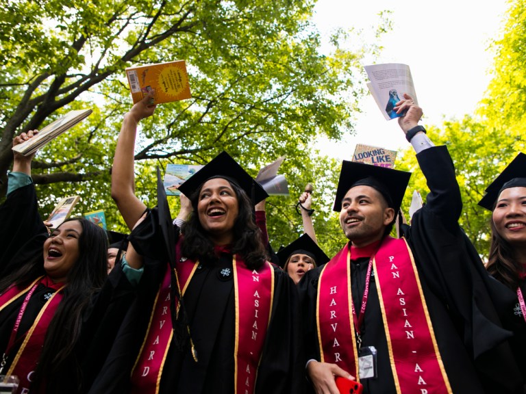 Graduate School of Education graduates at Commencement