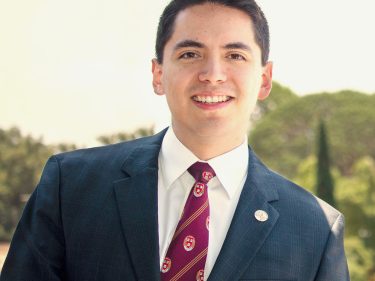 A man wearing a suit